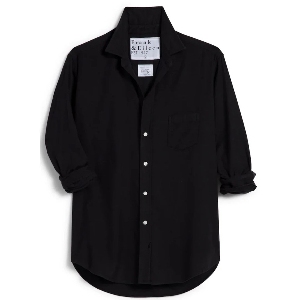 Frank & Eileen Mackenzie Black Flannel Shirt - Picture 3 of 6